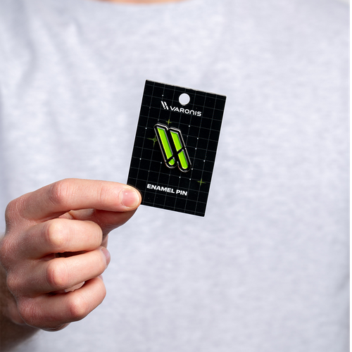Show details for Black and Green - Pin