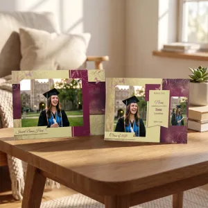Show details for Graduate CardPrint | Horizontal, 3 Photos
