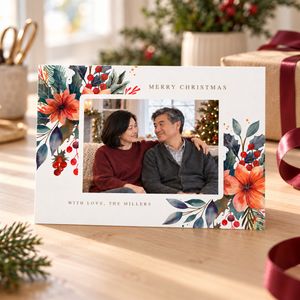 Show details for Holiday CardPrint | Horizontal, 3 Photos