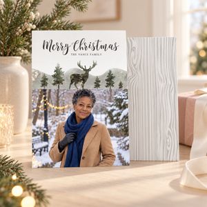 Show details for Holiday CardPrint | Vertical, 1-2 Photos