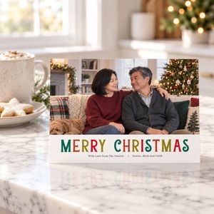 Show details for Holiday CardPrint | Horizontal, 3 Photos