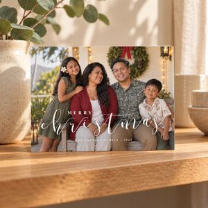 Show details for Holiday CardPrint | Horizontal, 4 Photos