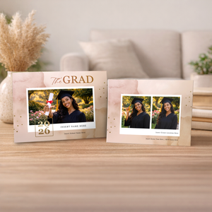 Show details for Graduate CardPrint | Horizontal, 3 Photos