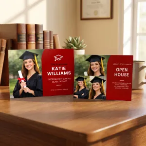 Show details for Graduate CardPrint | Horizontal, 4 Photos