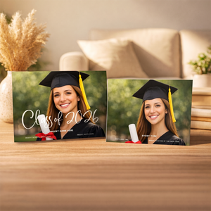 Show details for Graduate CardPrint | Horizontal, 1-2 Photos