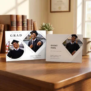 Show details for Graduate CardPrint | Horizontal, 3 Photos