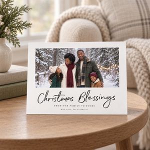 Show details for Holiday CardPrint | Horizontal, 4 Photos