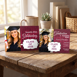 Show details for Graduate CardPrint | Horizontal, 1-2 Photos