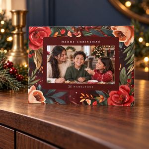 Show details for Holiday CardPrint | Horizontal, 4 Photos