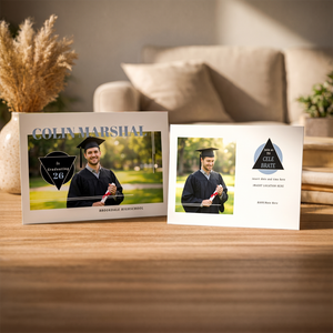 Show details for Graduate CardPrint | Horizontal, 1-2 Photos