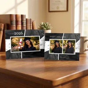 Show details for Graduate CardPrint | Horizontal, 3 Photos