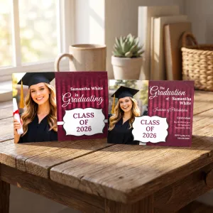 Show details for Graduate CardPrint | Horizontal, 1-2 Photos